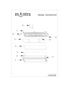 SAONA * DOWNLIGHT LED CUADRADO - 24W - 3000K